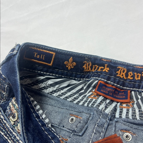 Rock revival women’s Tali bootcut jeans size 25x33 Y2K - Picture 2 of 11